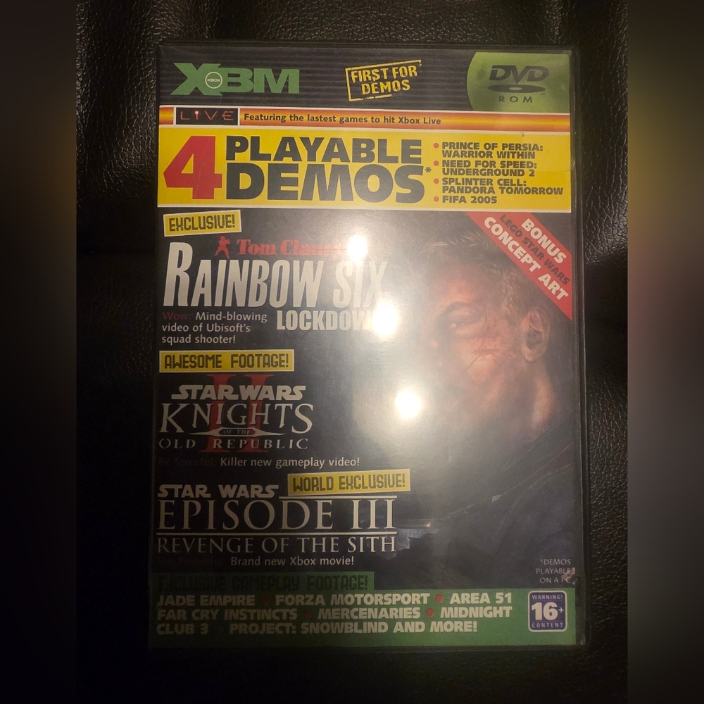XBOX Magazine XBM Volume 1 Vol I UK Demo Disc 2005 Highbury Entertainment RARE